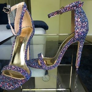 Lauren Lorraine Glitter Heels